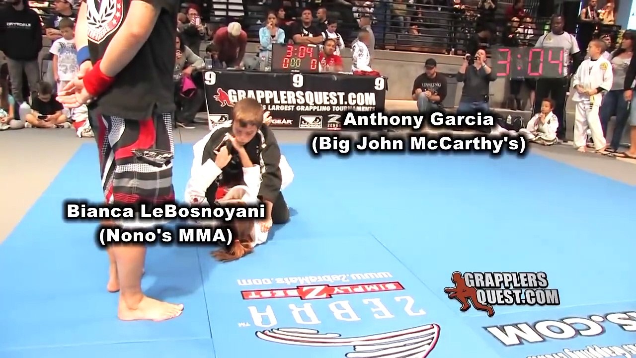 Girl vs. Boy SUBMISSION - Bianca LeBosnoyani vs Anthony Garcia Grapplers Quest Las Vegas 2011