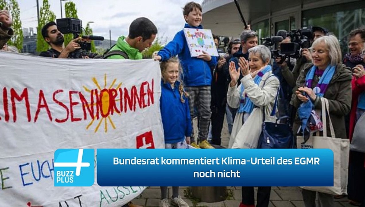 Bundesrat kommentiert Klima-Urteil des EGMR noch nicht