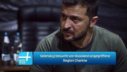 Selenskyj besucht von Russland angegriffene Region Charkiw