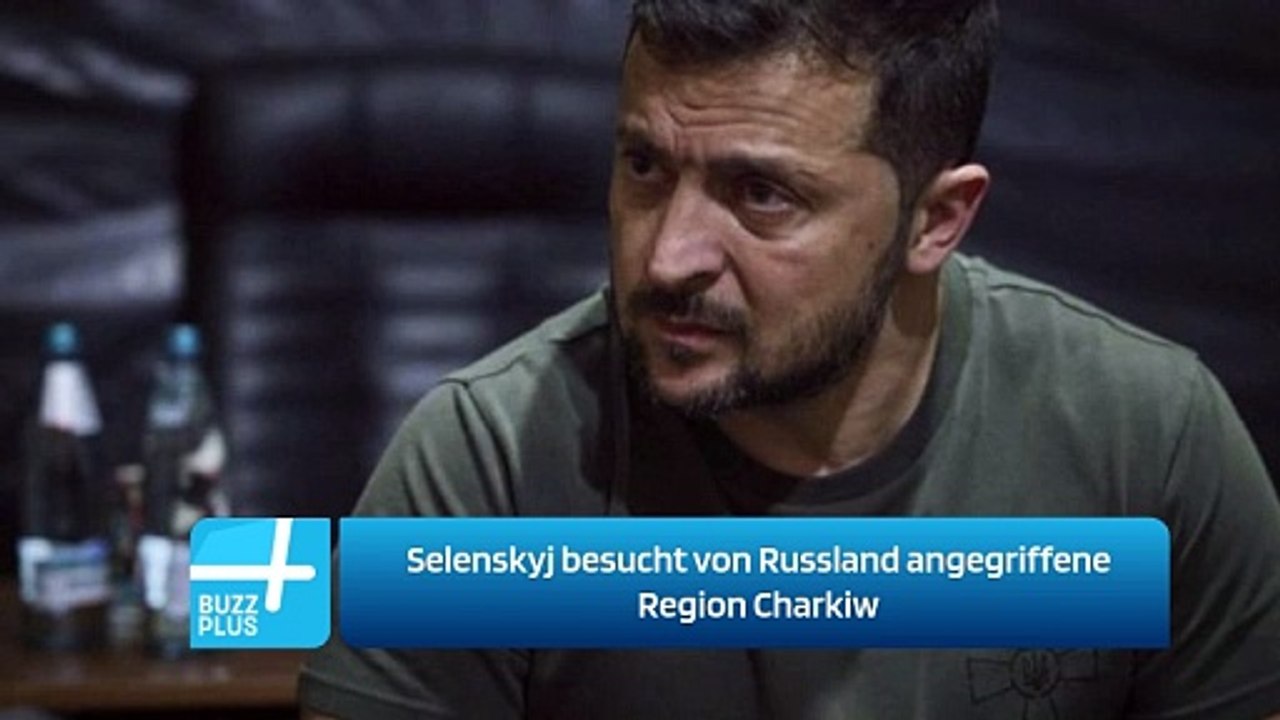 Selenskyj besucht von Russland angegriffene Region Charkiw