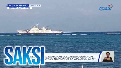 48 Chinese vessels, namataan sa Scarborough Shoal at 3 lugar na okupado ng Pilipinas sa WPS, ayon sa AFP | Saksi