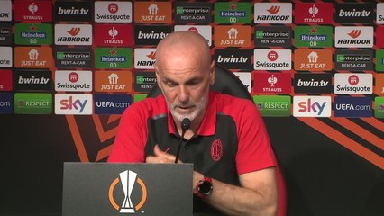 AC Milan's Pioli and Bennacer preview UEFA Europa League clash with AS Roma