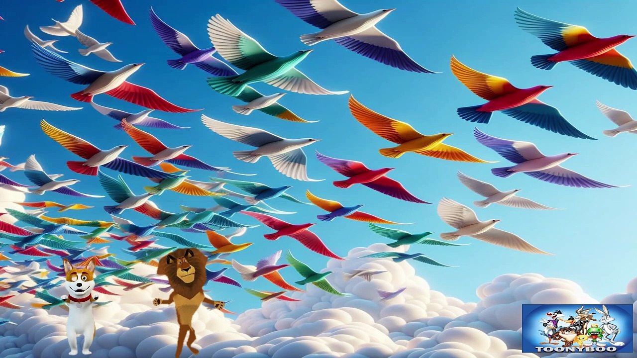BIRDS IN THE AIR | CARTOONS | KIDS PLAYTIME
