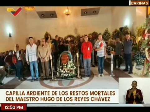 Pueblo barinés rinde honores en Capilla Ardiente al exgobernador Hugo de Los Reyes Chávez