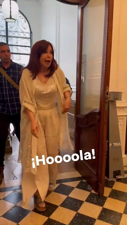 Encuentro entre Cristina Fernández de Kirchner y la actriz Rita Cortese