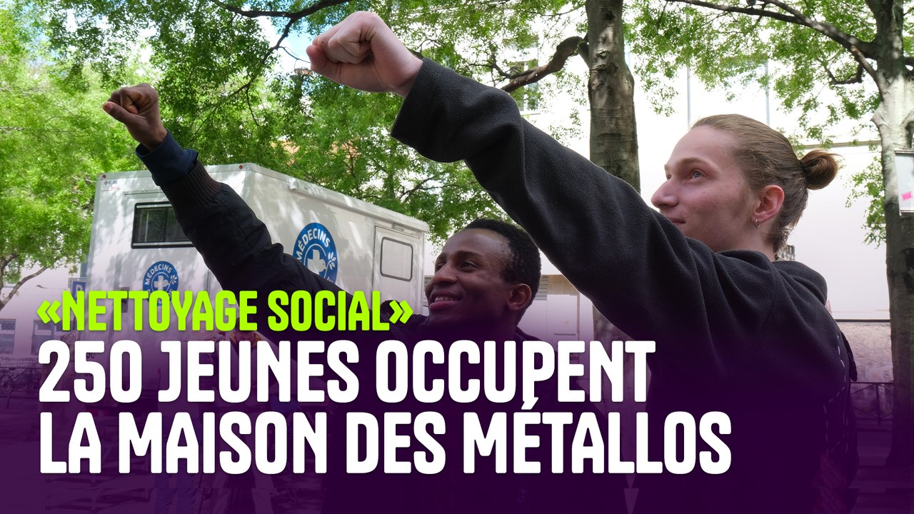 « Notre  place est à l’école, pas dans la rue » : les  mineurs isolés occupent la Maison des Métallos