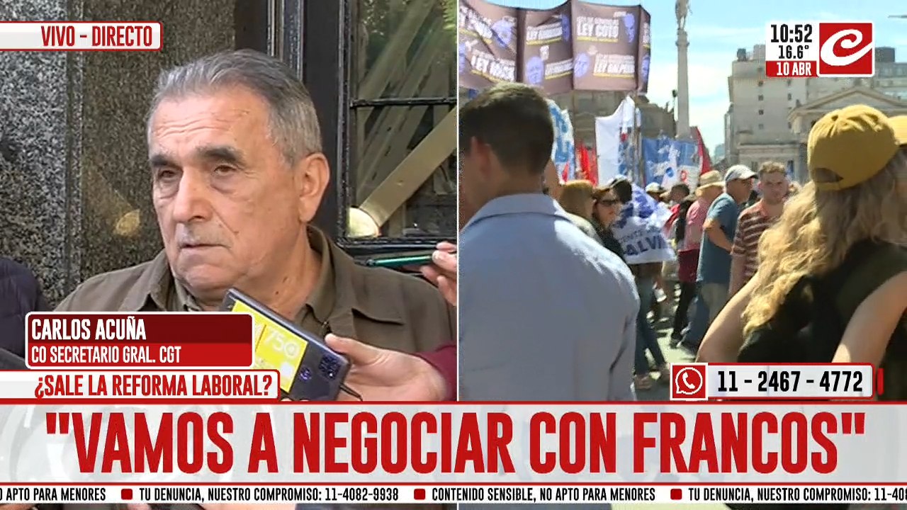 Carlos Acuña: "Tiene que haber libertad de negociación colectiva"
