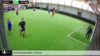 Faute de Jean LOUBET - FC INITIAL