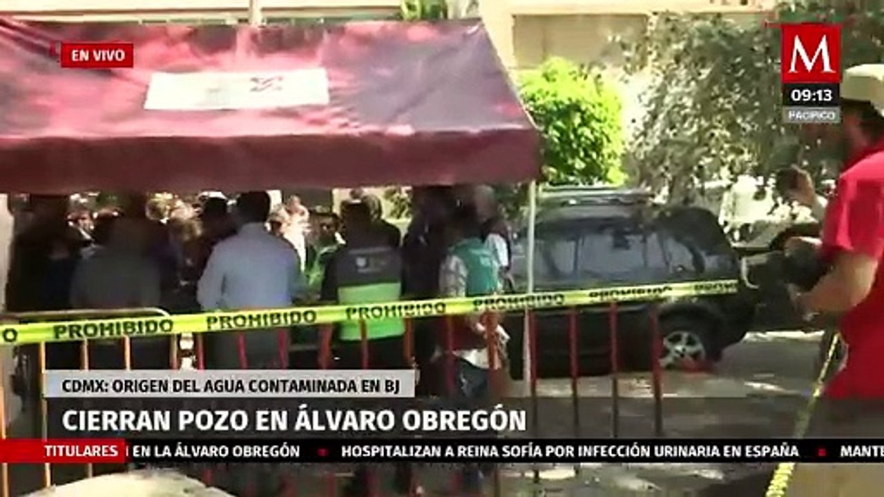 Cierran pozo que distribuía agua contaminada a la alcaldía Benito Juárez