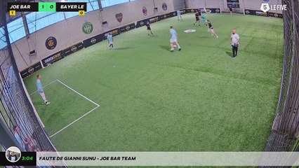 Faute de Gianni Sunu - JOE BAR TEAM