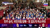 민주 승리, 국민의힘 참패…또 압도적 여소야대