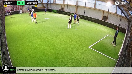 Faute de Jean LOUBET - FC INITIAL