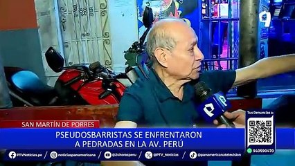 Enfrentamiento de barristas en SMP: no se registraron daños en viviendas ni negocios
