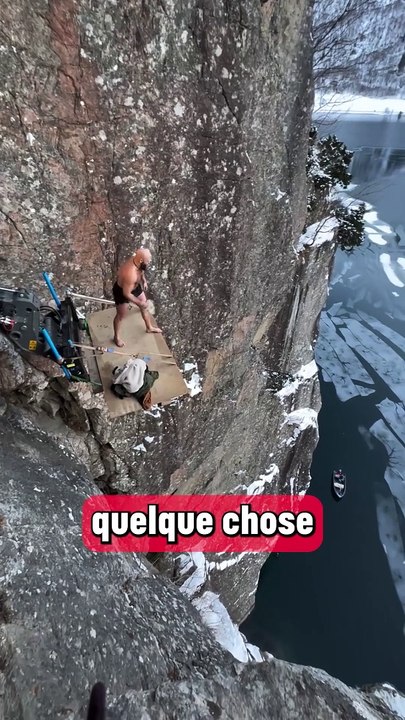 Il faut voir du cran pour faire ça !