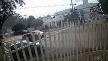 Vídeo mostra carro atravessando preferencial e provocando acidente no Centro