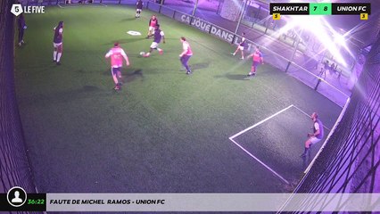 Faute de Michel  RAMOS - UNION FC