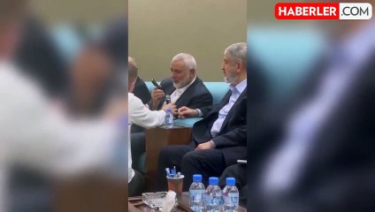 Erdoğan'dan taziye telefonu alan Hamas liderinin görüşme anı görüntüleri ortaya çıktı