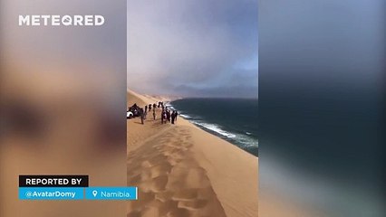 Incredible images of where the desert meets the sea in Namibia
