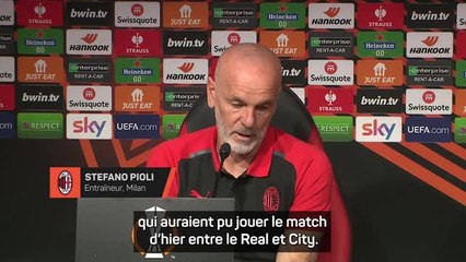 AC Milan - Pioli : “Nous ne sommes pas si loin de Real-City”