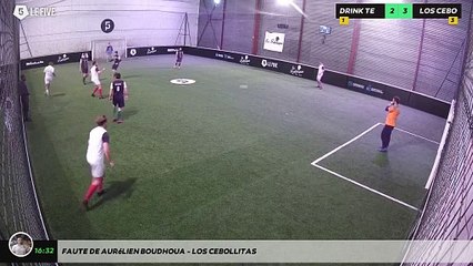 Faute de Aurélien BOUDHOUA - LOS CEBOLLITAS