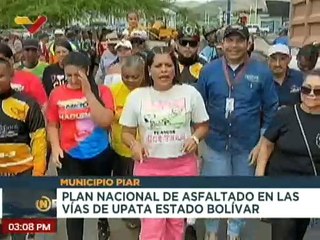 Bolívar | Plan de Nacional Asfaltado 2024 recupera vialidad del municipio Piar