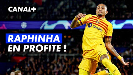 Raphinha ouvre le score pour le Barça - Ligue des Champions 2023-24  - 1/4 de finale aller