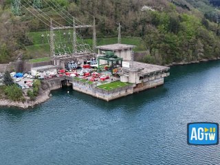 Download Video: La centrale di Suviana dopo l'esplosione: le immagini dal drone