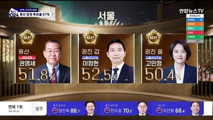 [총선2024] 제22대 국회의원 선거 당선인 - 서울