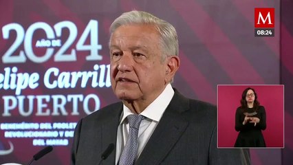 下载视频: AMLO agradece a EU la condena a la irrupción en la embajada de Ecuador