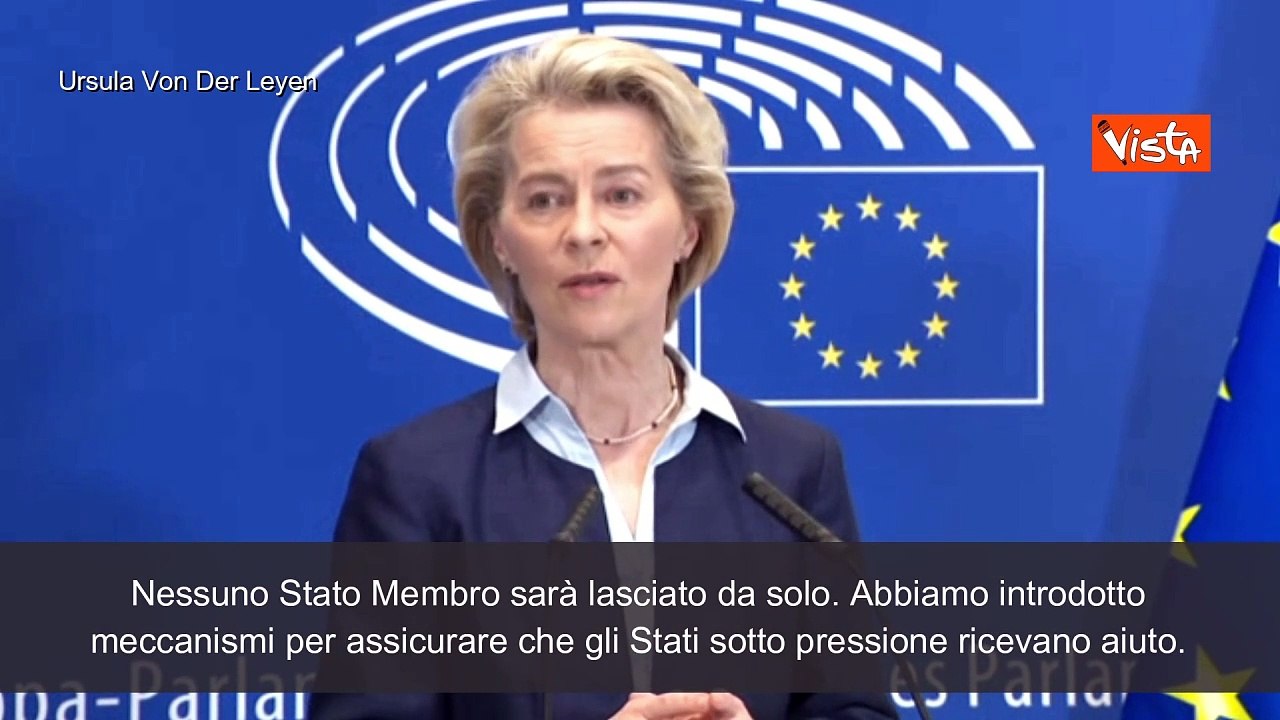 Patto Migrazione, Von Der Leyen: "Solidariet? per non lasciare nessuno Stato solo?