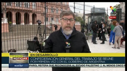 La CGT se reúne por primera vez con el gobierno de Argentina