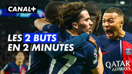Paris renverse le match en 2 minutes - Ligue des Champions 2023-24  - 1/4 de finale aller