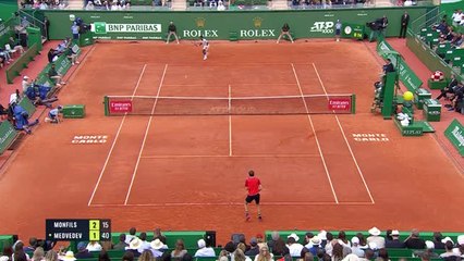 Monte Carlo - Gaël Monfils éliminé par Daniil Medvedev