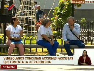 Caraqueños condenan las acciones fascistas impulsadas por la ultraderecha venezolana