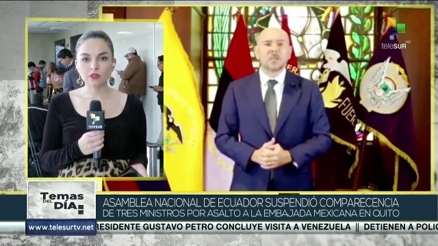 Comisión de Relaciones Internacionales suspenden comparecencia de ministros