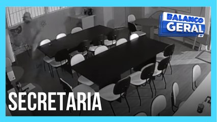 Secretaria Municipal de uma cidade é invadida e saqueada por ladrões