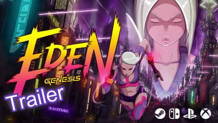 EDEN GENESIS: A Cyberpunk Platforming Adventure focused on fast-paced trials and a rich story in a cyberpunk world dominated by neon lights