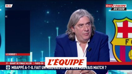 Le match difficile de Kylian Mbappé contre le Barça - Foot - C1 - PSG