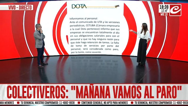 ¿Se levanta el paro de colectivos? El contundente comunicado de una de las empresas
