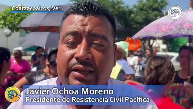 Habitantes de villa Allende se manifiestan frente a CFE por constantes apagones