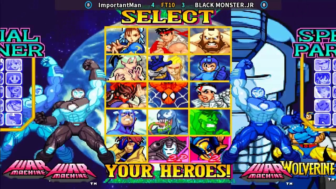 ImportantMan  VS BLACK MONSTER.JR