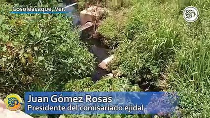 Campesinos de Cosoleacaque acuerdan construir tres puentes con recursos propios