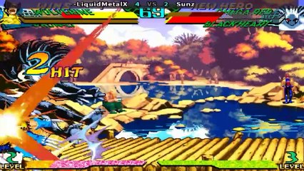 Marvel Super Heroes Vs. Street Fighter - -LiquidMetalX vs Sunz
