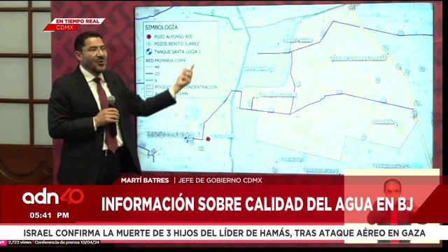 ¡última Hora! Información sobre calidad del agua en Benito Juárez