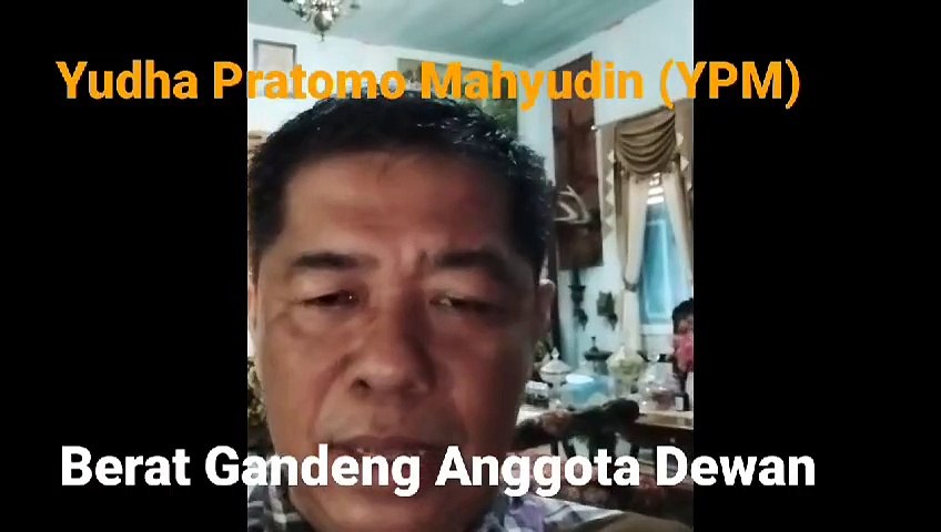 yudha pratomo mahyudin berat gandeng anggota  dewan