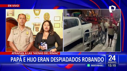 "Las Hienas del Rímac": Capturan a padre e hijo que eran el terror de transeúntes