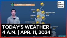 Today's Weather, 4 A.M. | Apr. 11, 2024