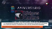 24° Aniversario de Misiones Online “Es muy importante comunicar la actividad de la gente de trabajo y transmitir el día a día del empresario misionero”