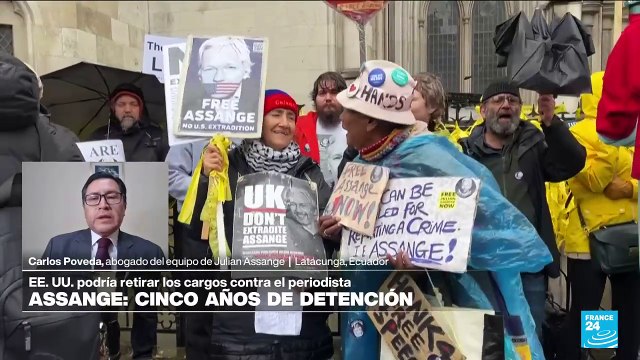 Carlos Poveda: 'Declaraciones de Joe Biden podrían darle fin a la persecución a Julian Assange'