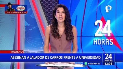 Download Video: ¡Insólito! sicarios asesinan a jalador de carros frente a universidad en Huacho